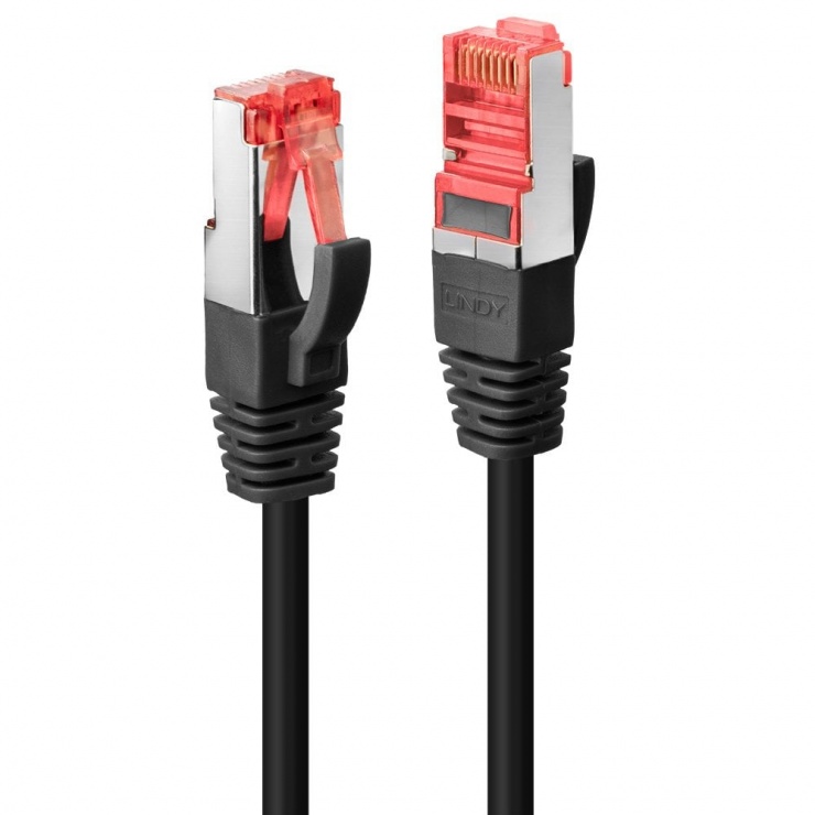 Imagine Cablu de retea RJ45 Cat.6 S/FTP 2m Negru, Lindy L47779